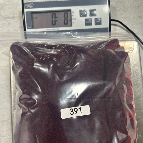 SO GSJC Women's Vintage Lambswool Hooded Poncho Red Fringe Fair Isle Beaded OS - Picture 12 of 12